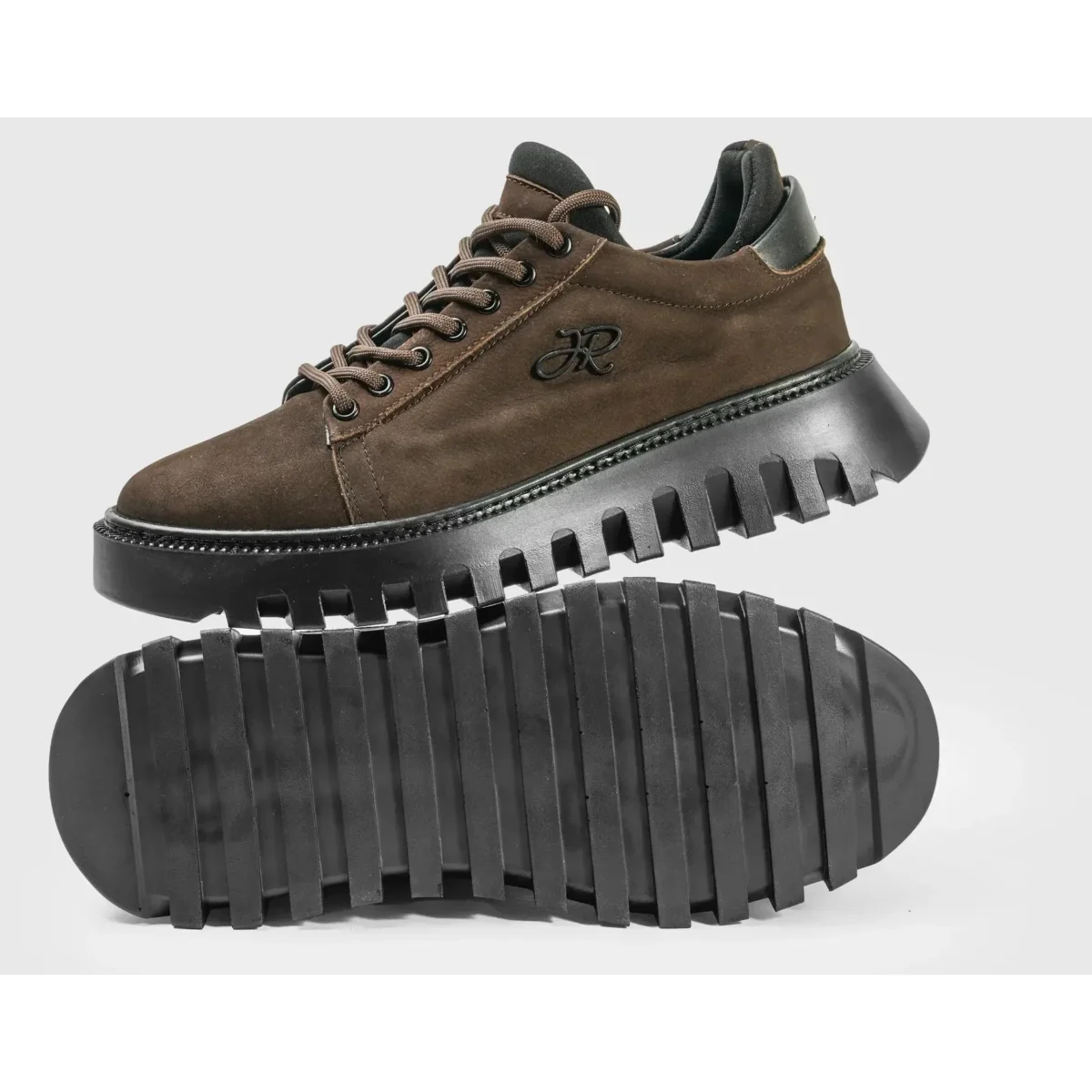 Jr Sangetta Men's Fashion-Sneakers Brown - Image 6
