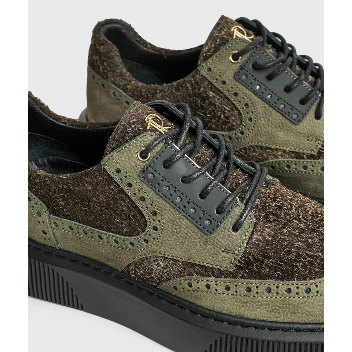 Jr Sorrus Men's Oxfords-Shoes Green - Image 4